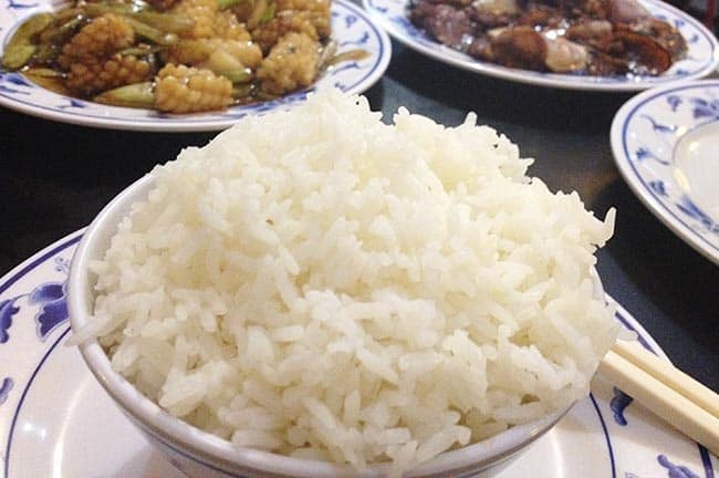 Chinese white rice
